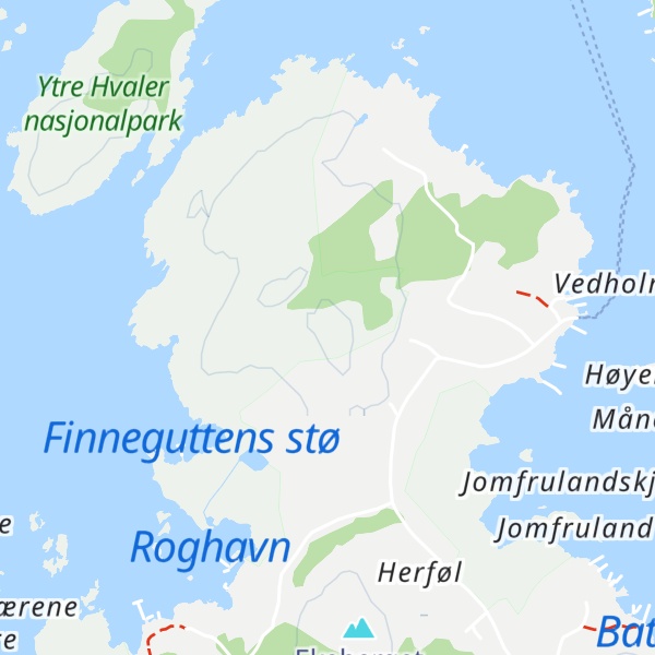 Map of Herfølrøsset