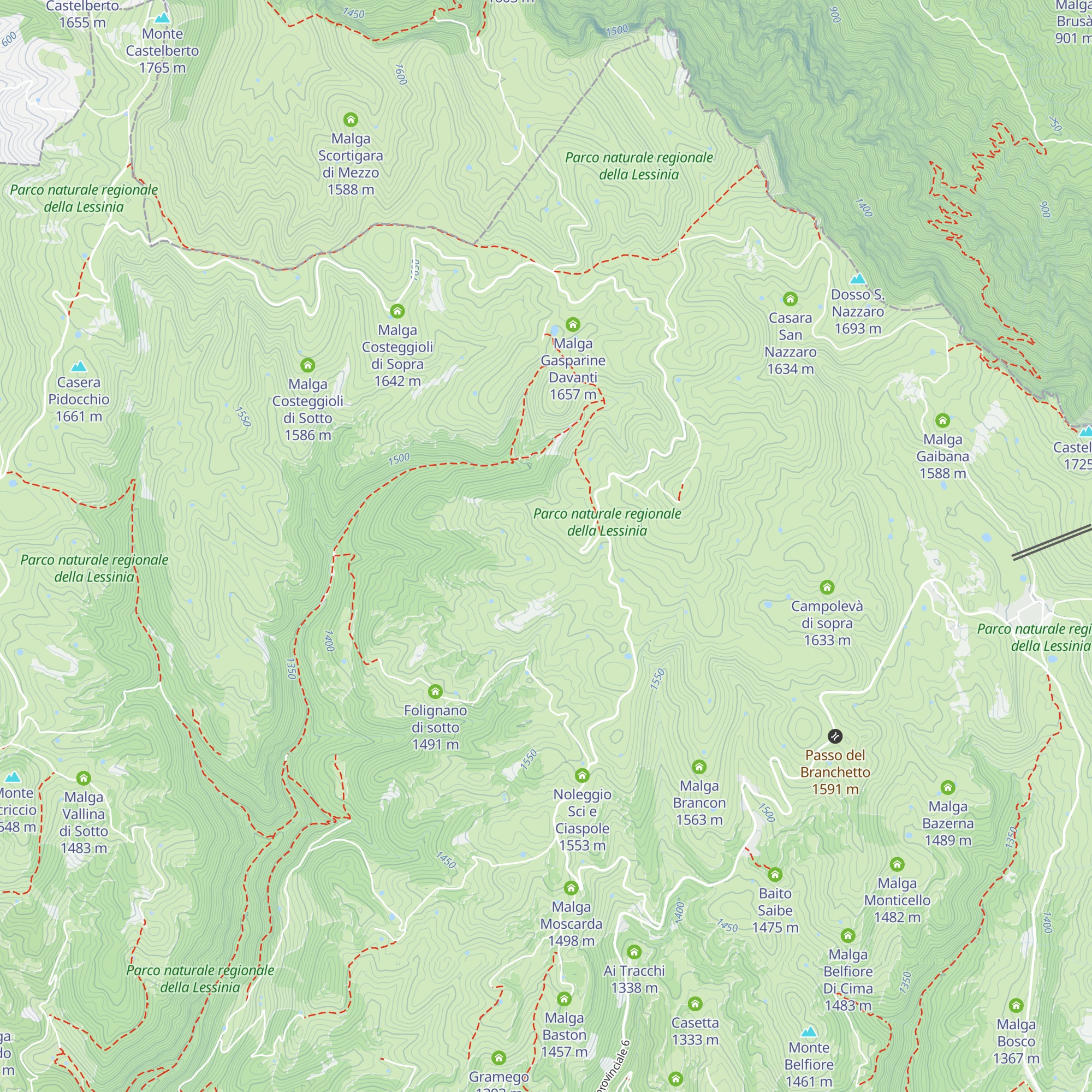 Stalletta dei Gresti map