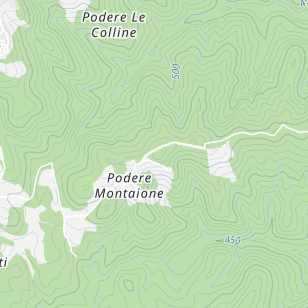 Map of Poggio Braccino