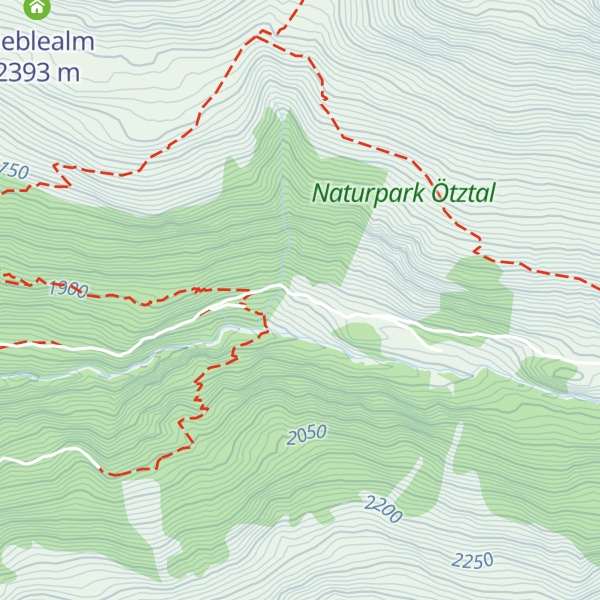 Map of Lochle Alm