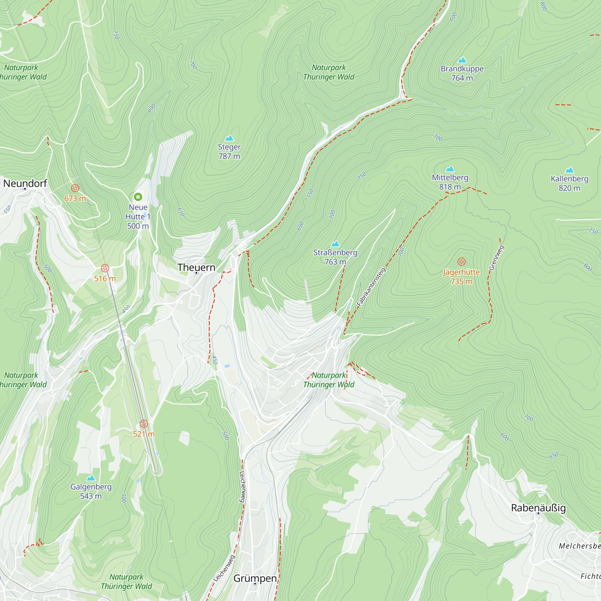 Triniushütte map
