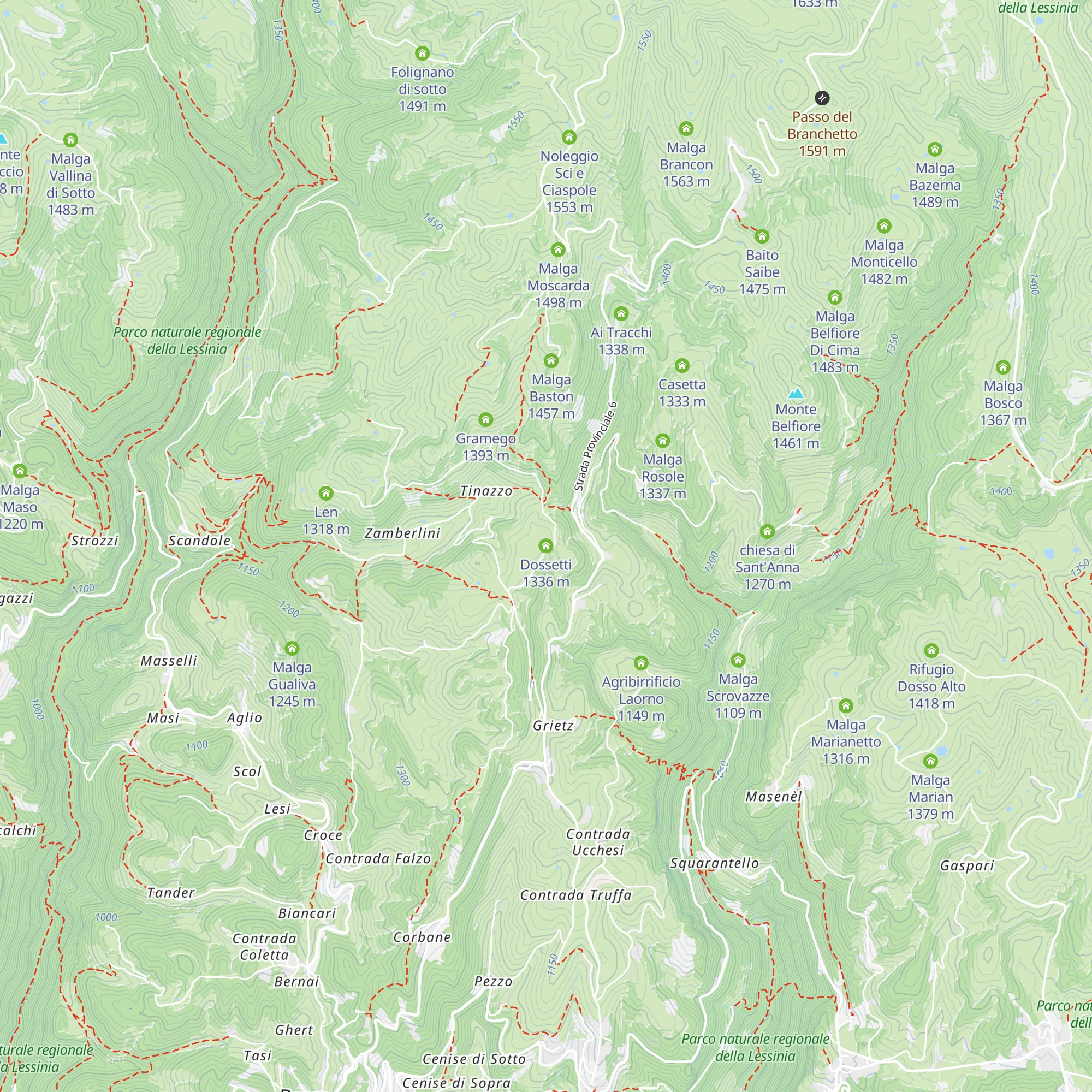 Dossetti map