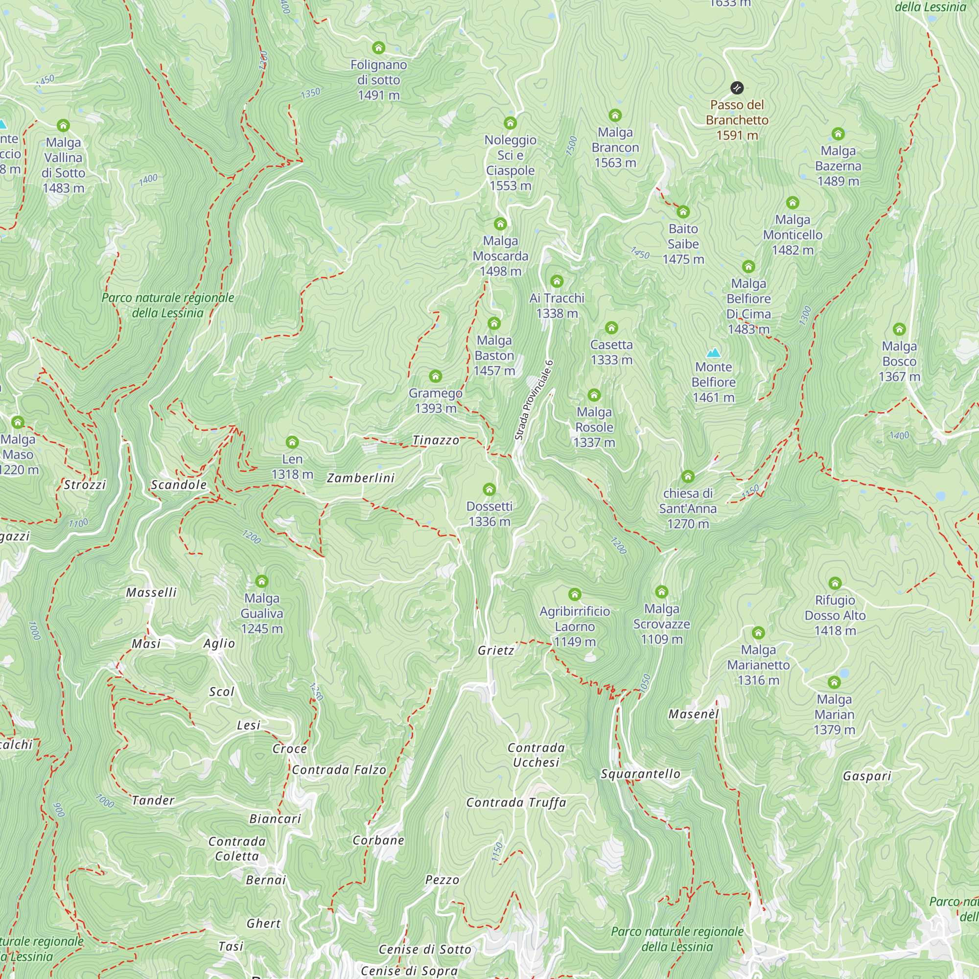 Dossetti map