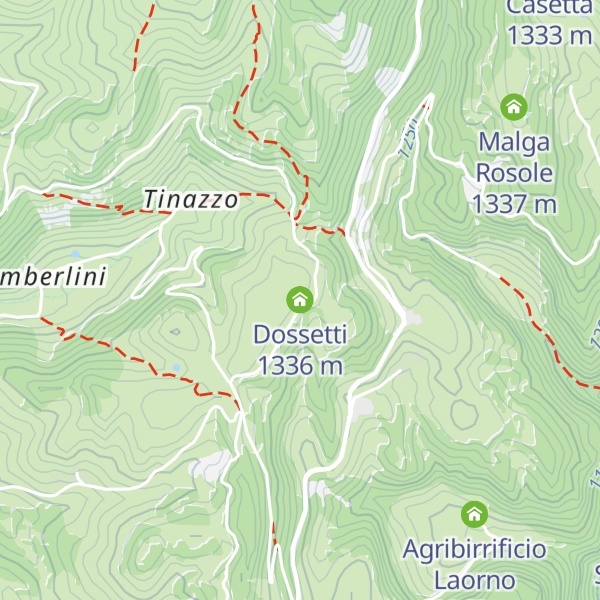 Map of Dossetti