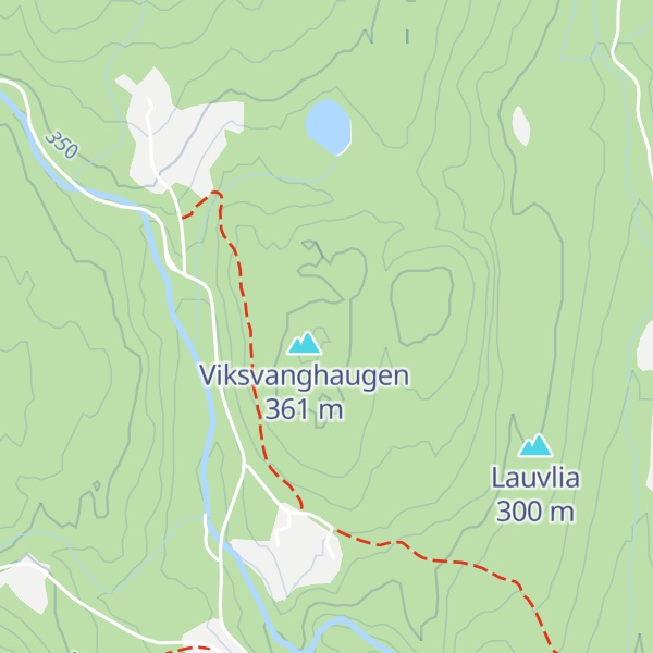 Map of Lønnlihaugen
