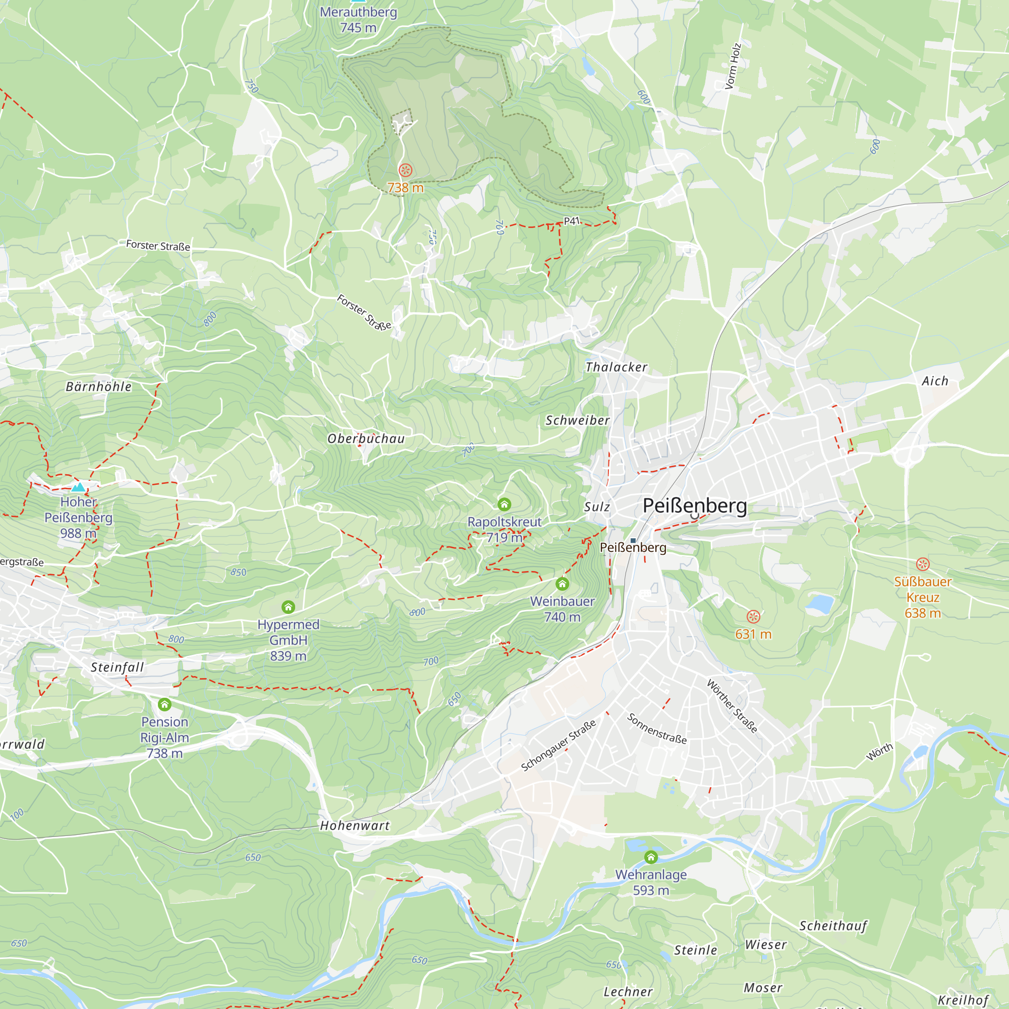 Rapoltskreut map