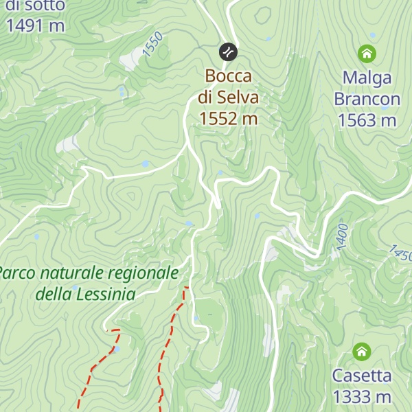 Map of Malga Moscarda