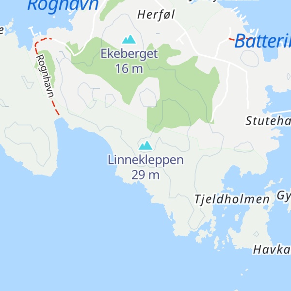 Map of Linnekleppen
