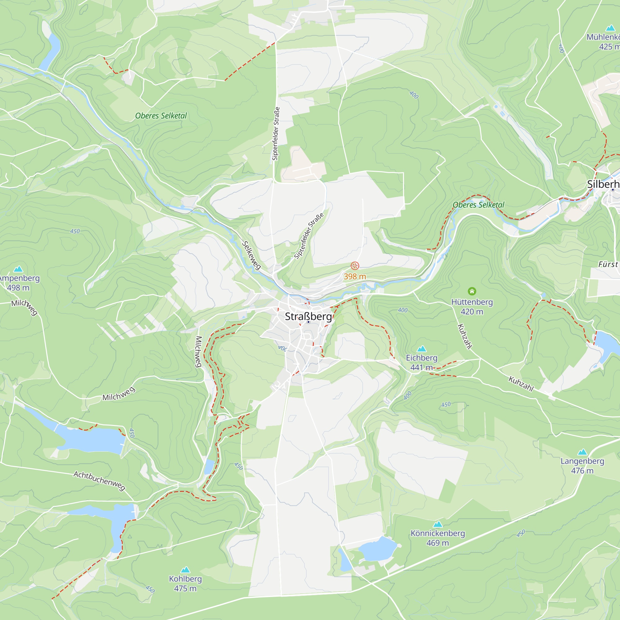 Ferienhaus Hüttenblick map