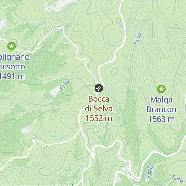 Map of Rifugio Bocca di Selva