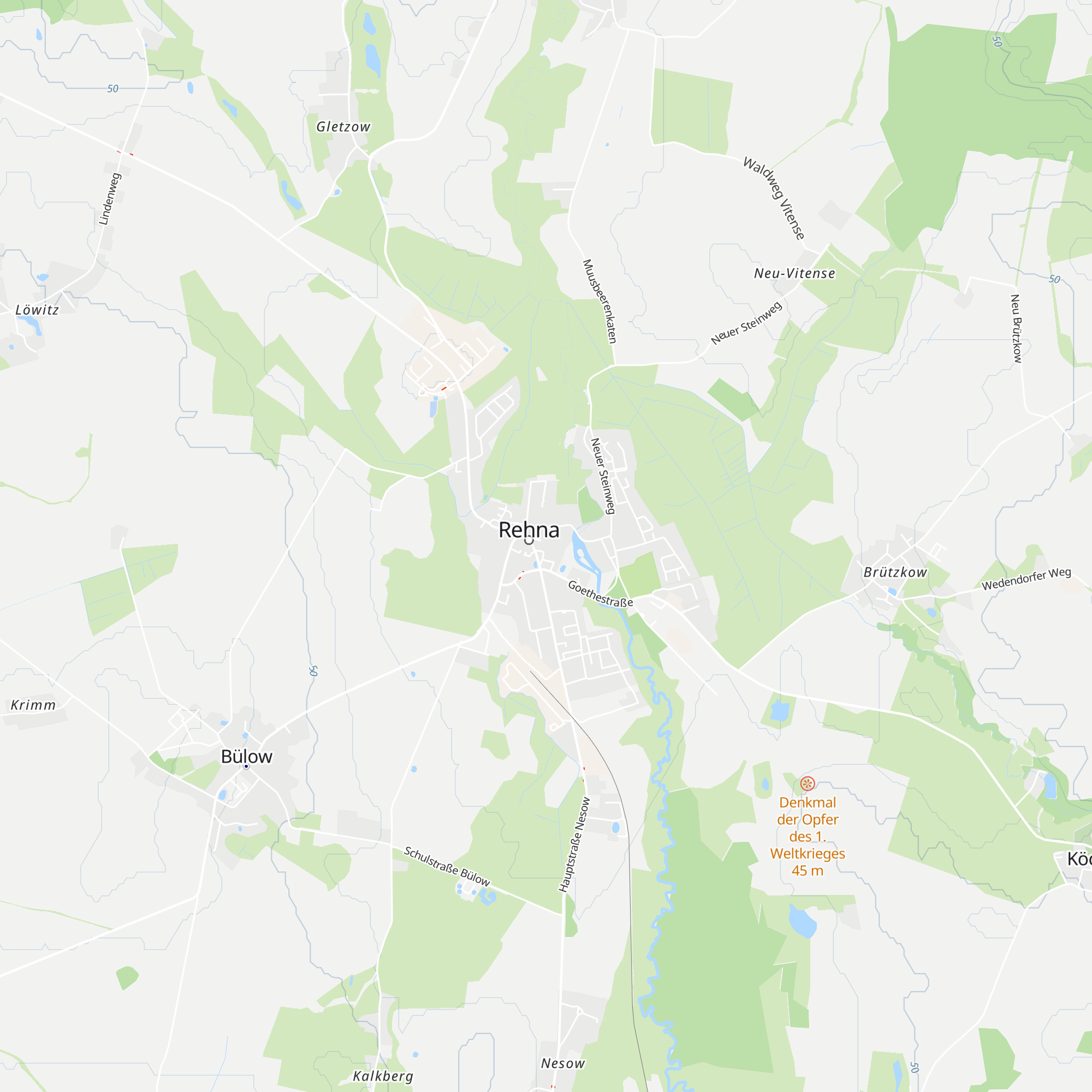 Kloster- und Stadtinformation Rehna map