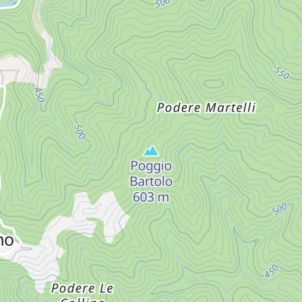 Map of Poggio Bartolo