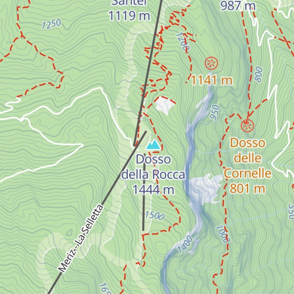 Map of Rifugio Meriz