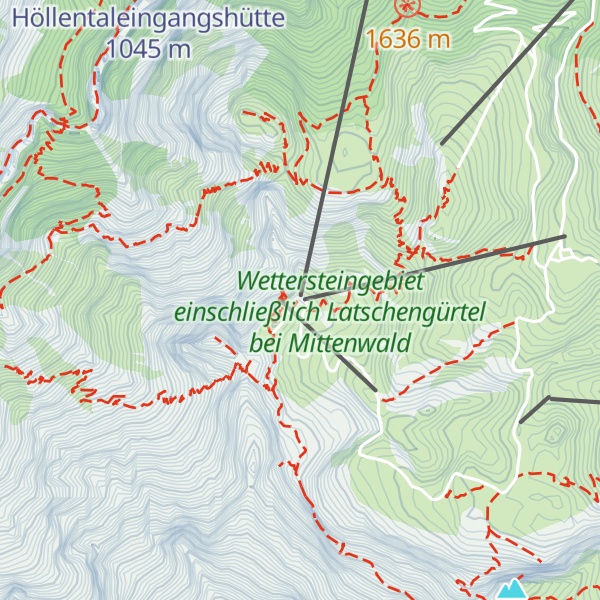 Map of Restaurant Alpspitze