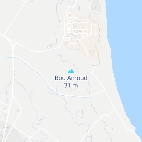 Map of Bou Amoud