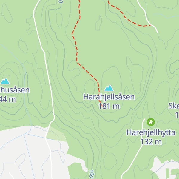 Map of Hyttåsen