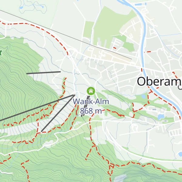 Map of Wank-Alm