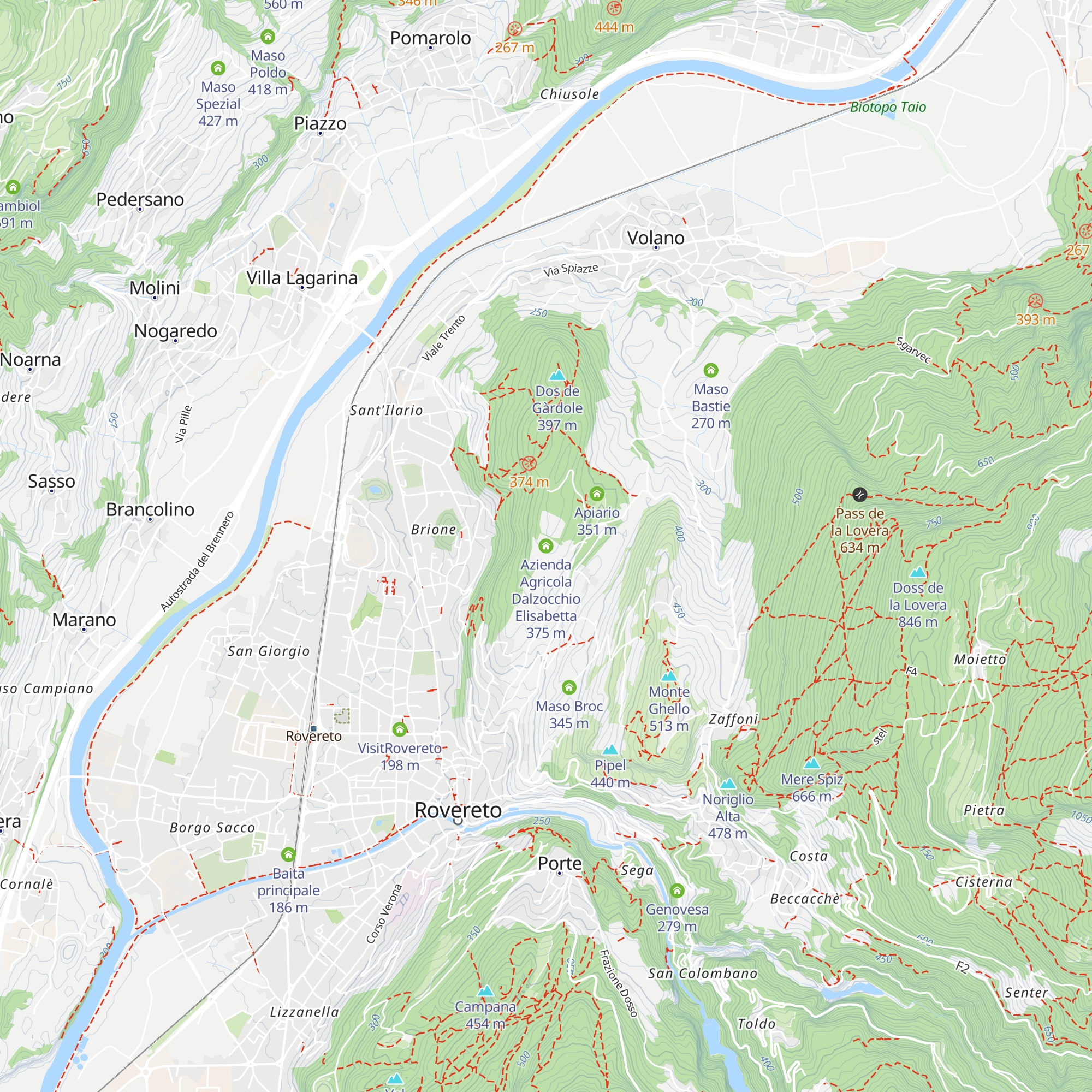 Azienda Agricola Dalzocchio Elisabetta map