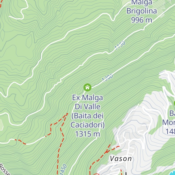 Map of Ex Malga Di Valle (Baita dei Caciadori)