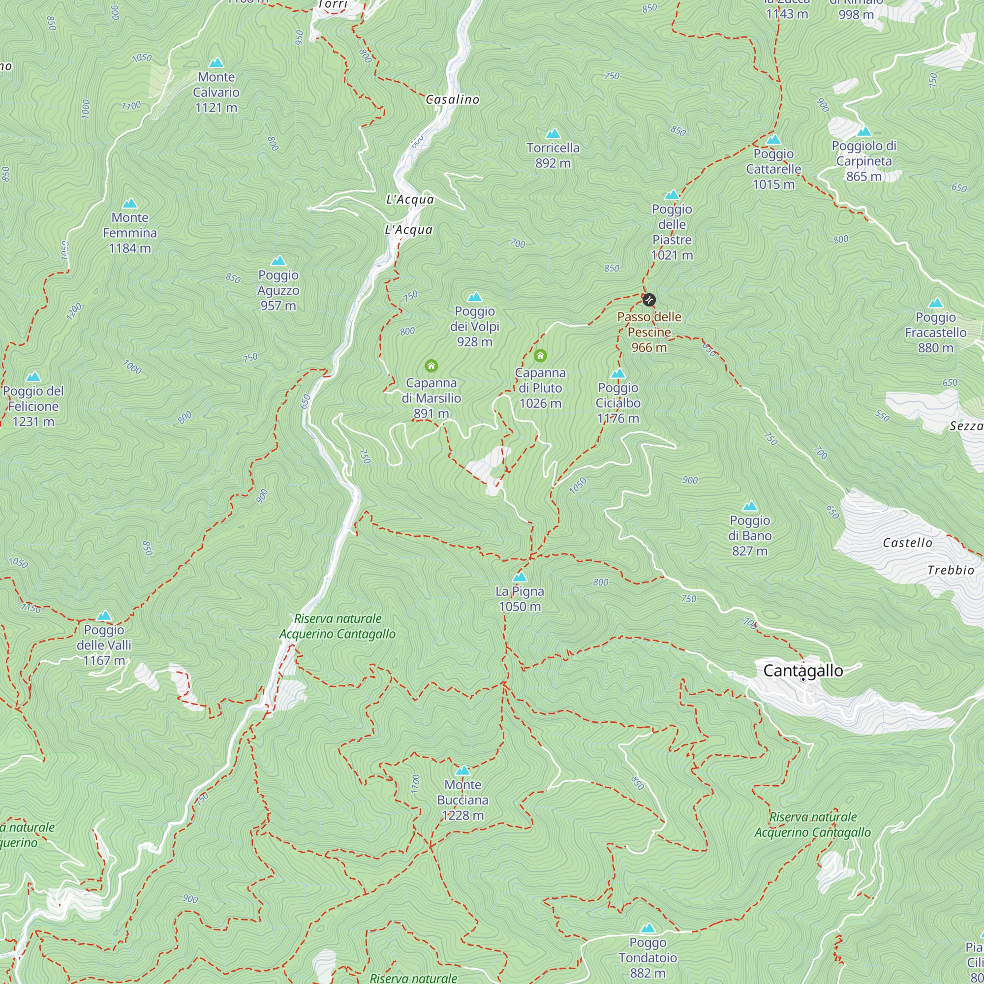 Rifugio Luigi Pacini map