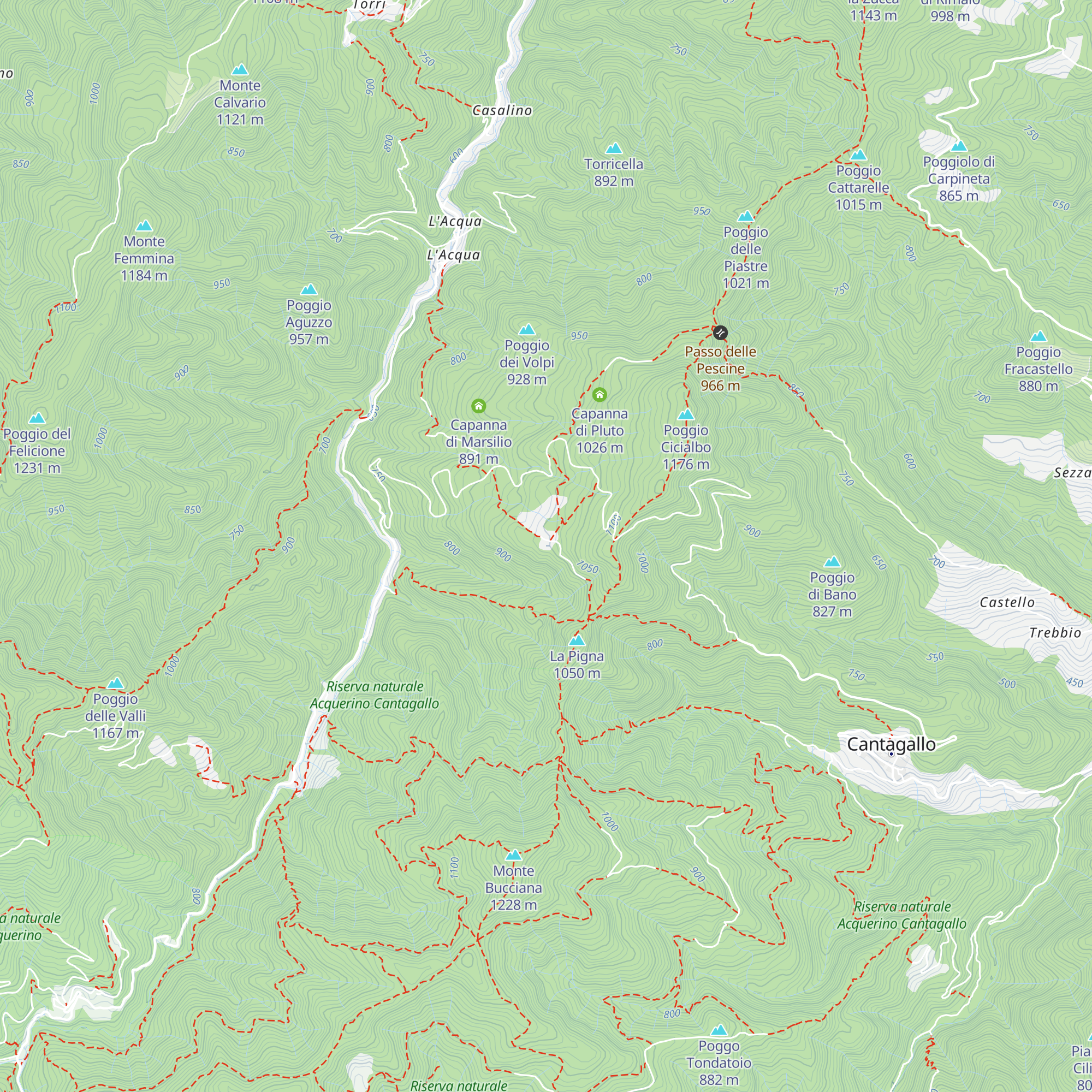 Rifugio Luigi Pacini map