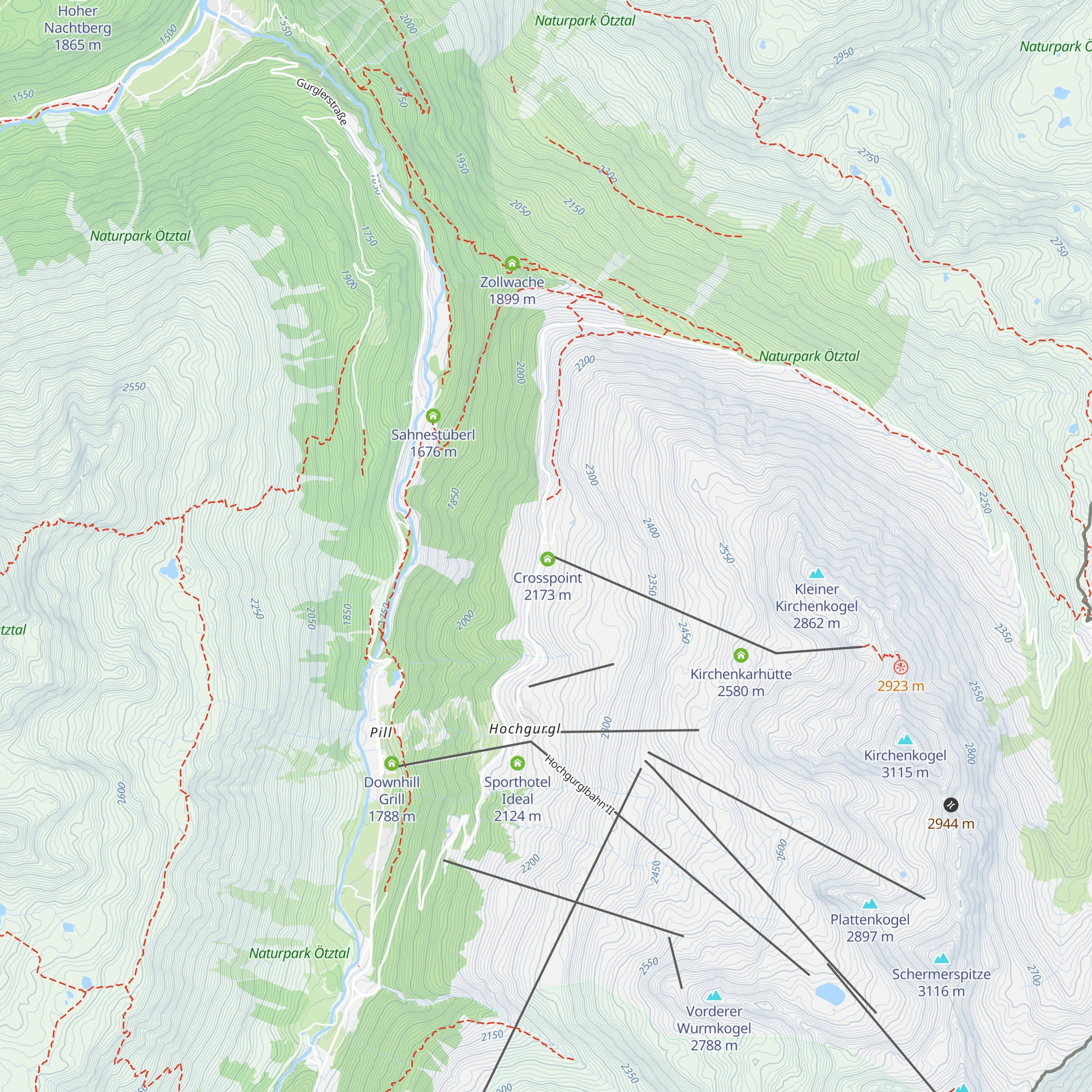 Mautstelle Hochgurgl map