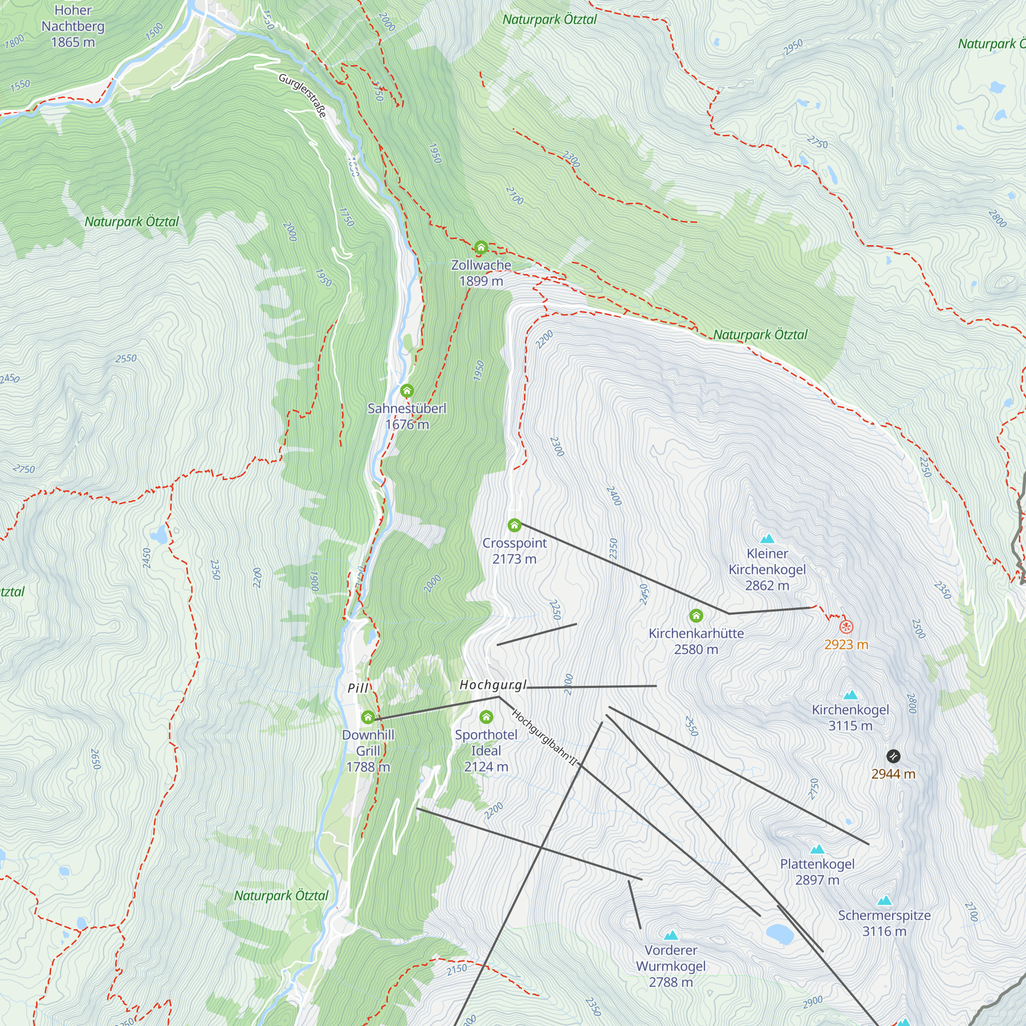 Mautstelle Hochgurgl map