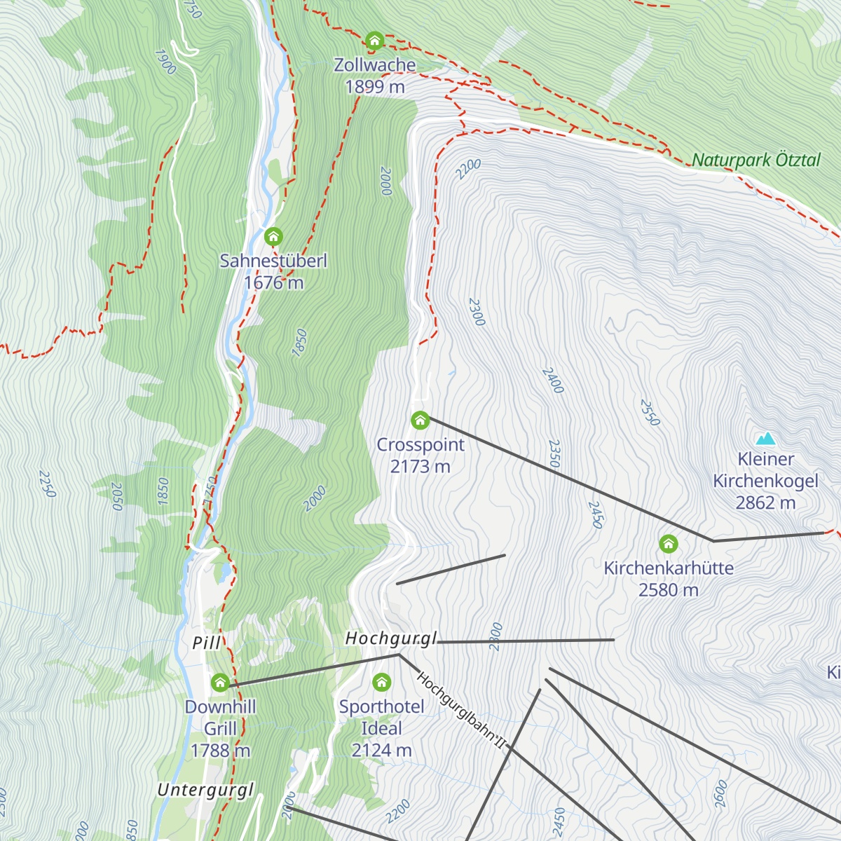 Crosspoint map