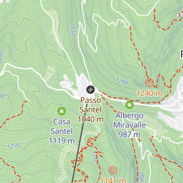 Map of Albergo El Paso