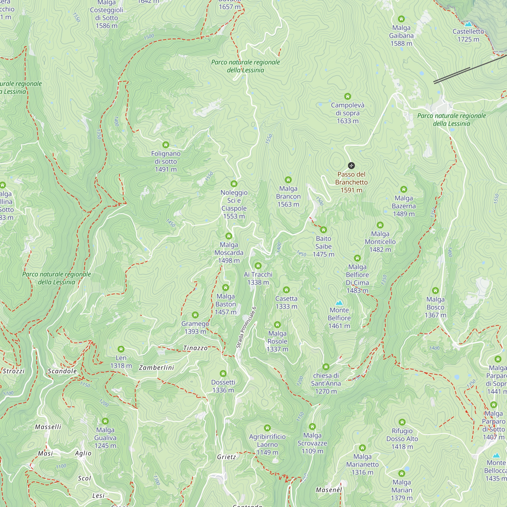 casa diocesana Tracchi map