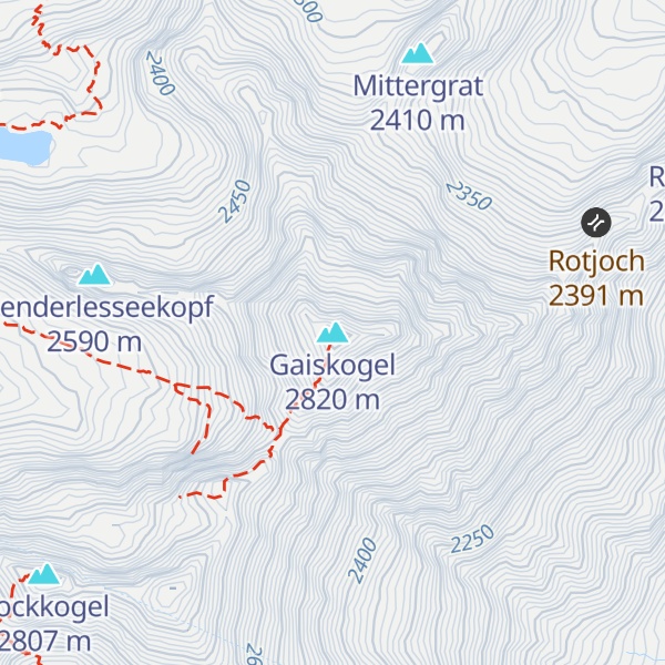 Map of Gaiskogel