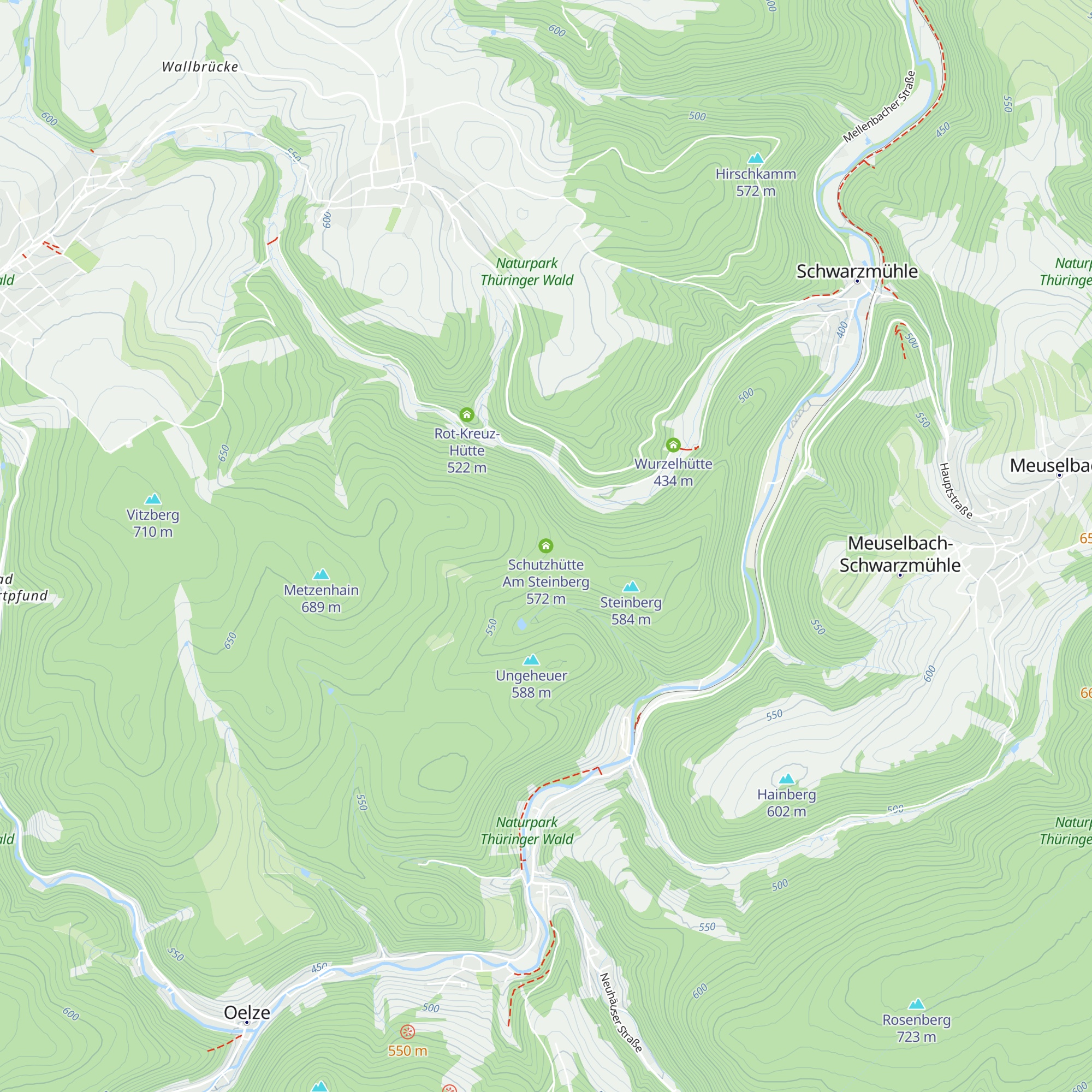 Schutzhütte Am Steinberg map
