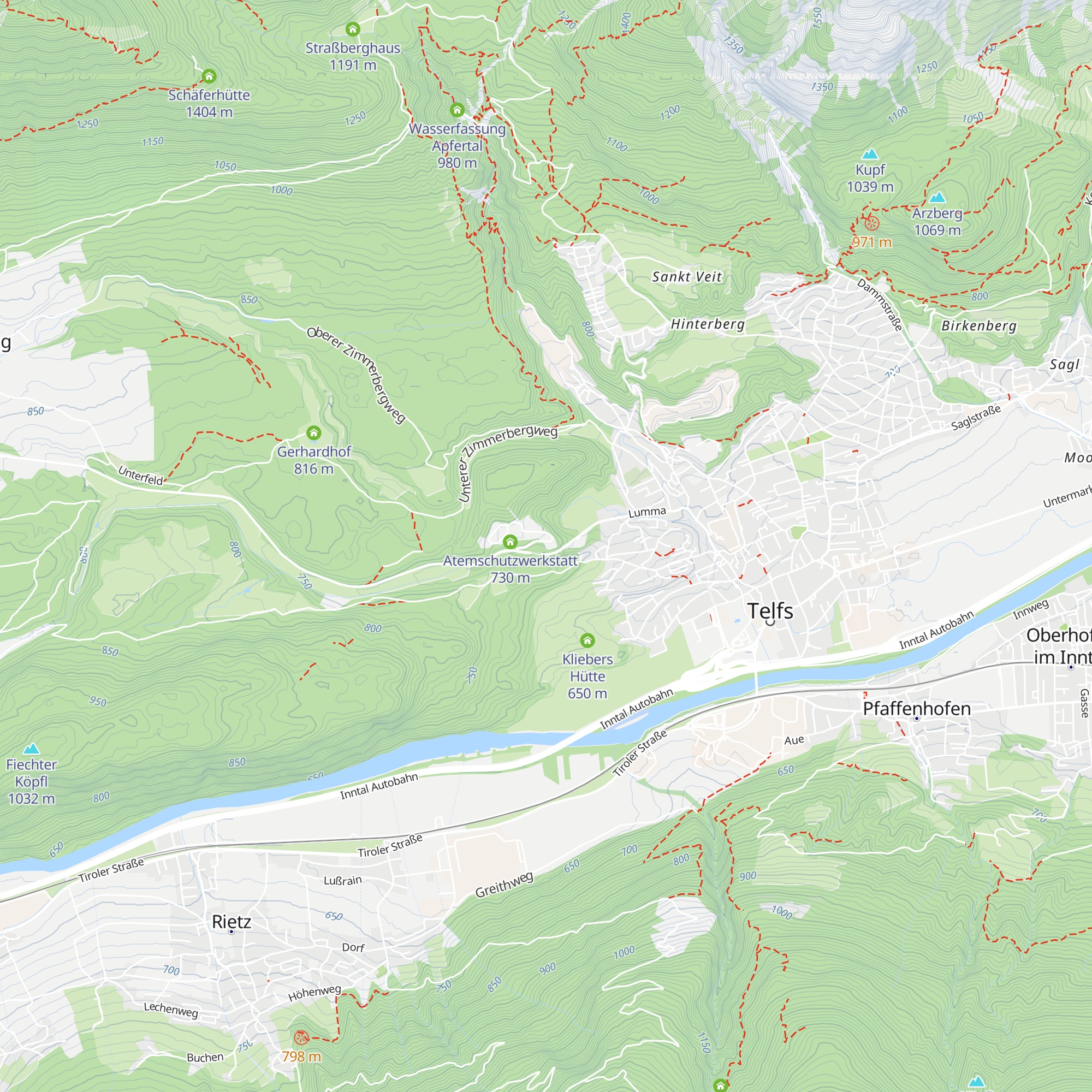 Bergrettung Tirol Landesleitung map