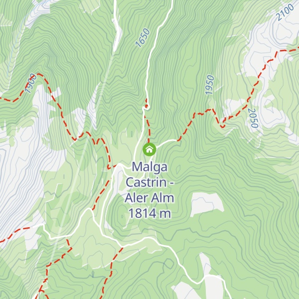 Map of Malga Castrin - Aler Alm