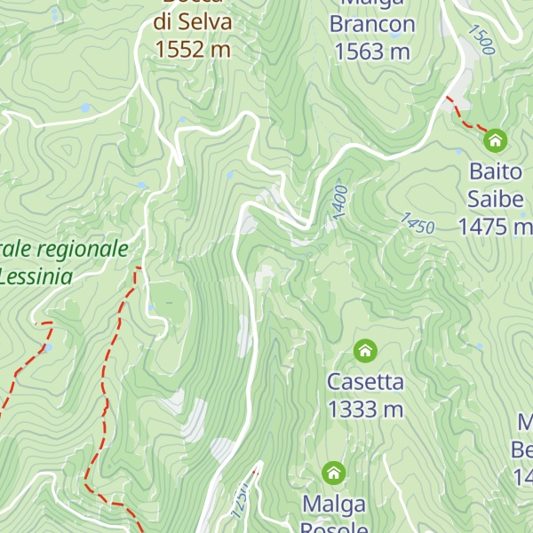 Map of Ai Tracchi