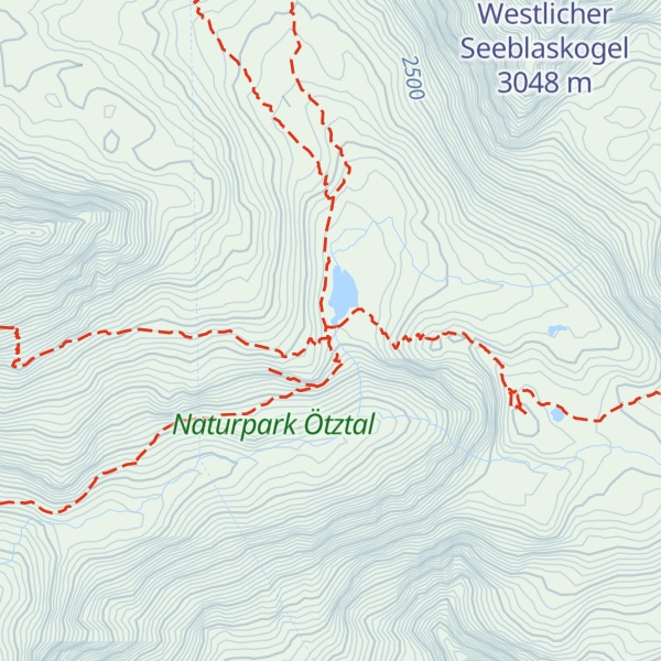 Map of Winnebachseehütte