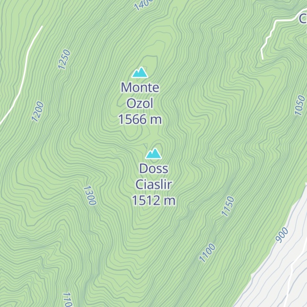 Map of Doss Ciaslir