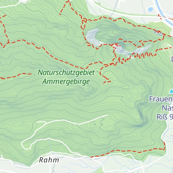 Map of Vorderer Rappenkopf