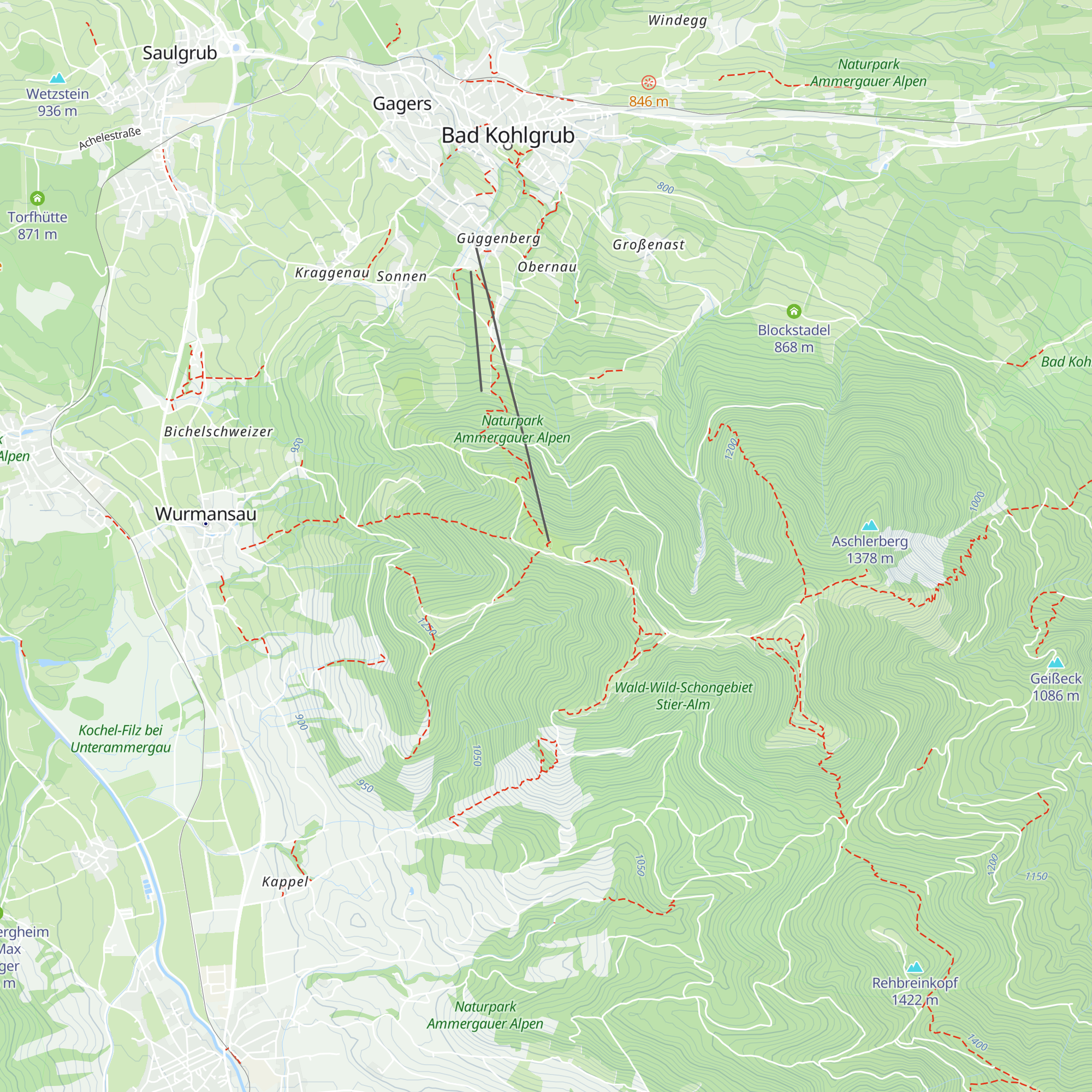 Berg-Zeit - Handyschließfach map