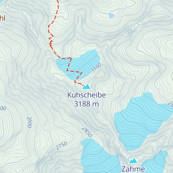 Map of Kuhscheibe