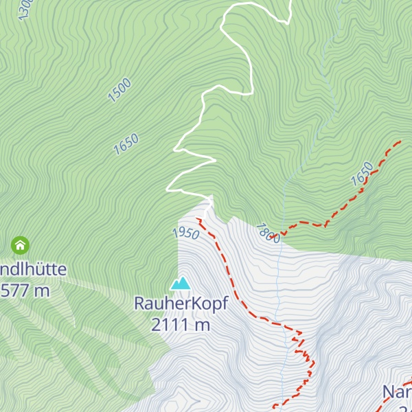 Map of Peter-Anich-Hütte