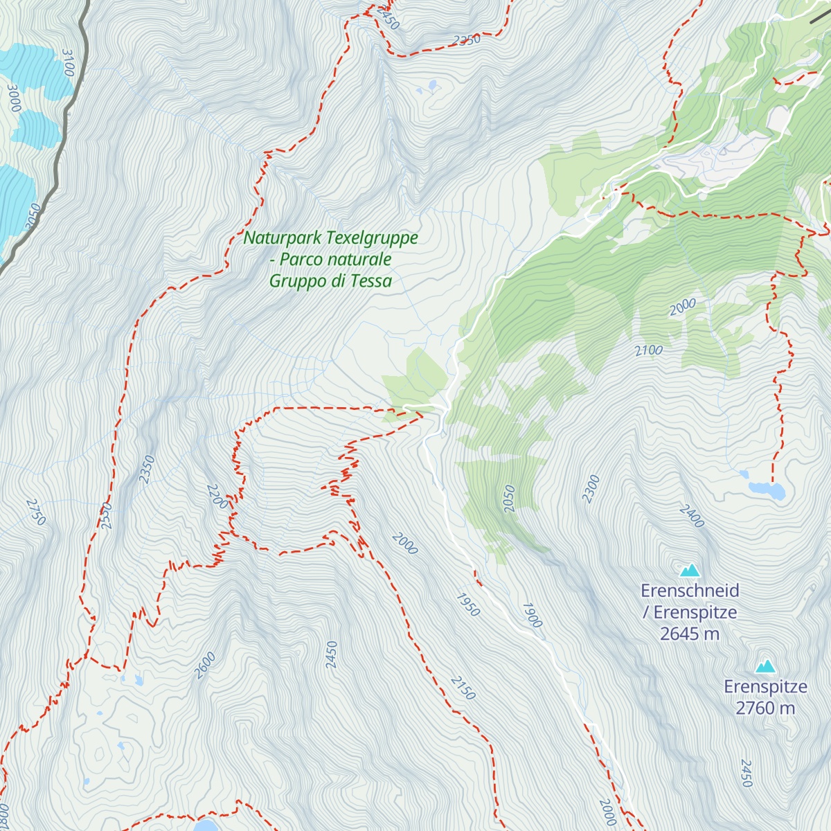 Lazinser Alm map