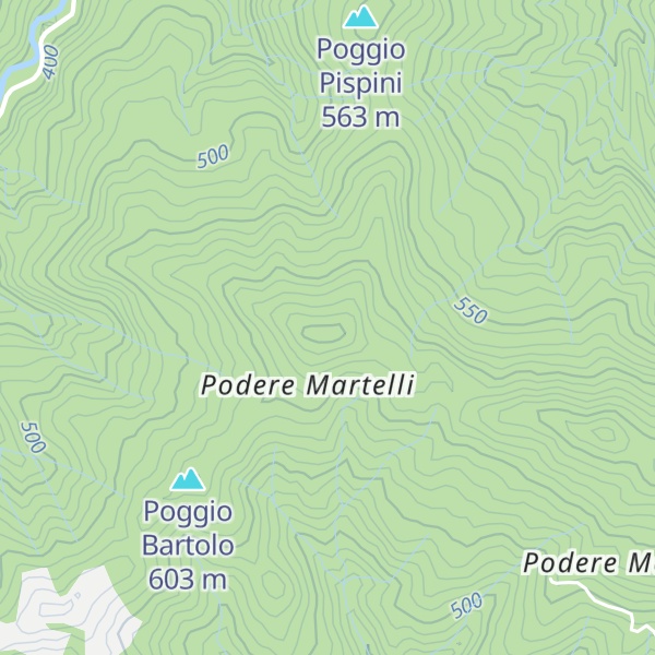 Map of Poggio Montecchio