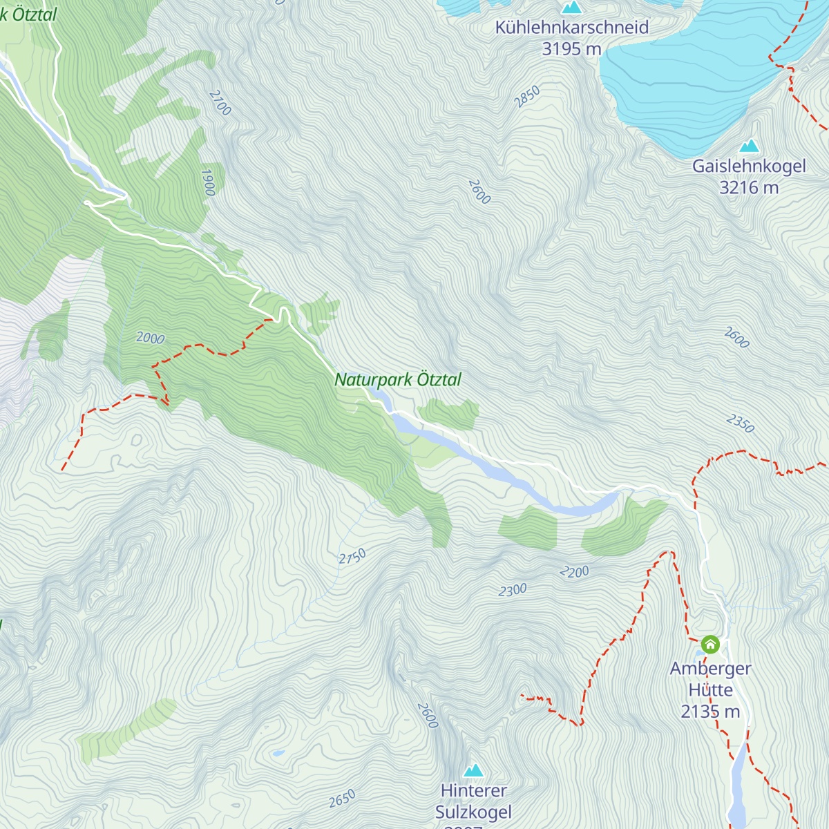 Sulztalalm map