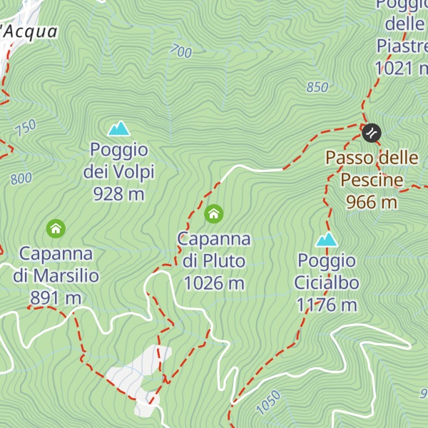 Map of Capanna di Pluto