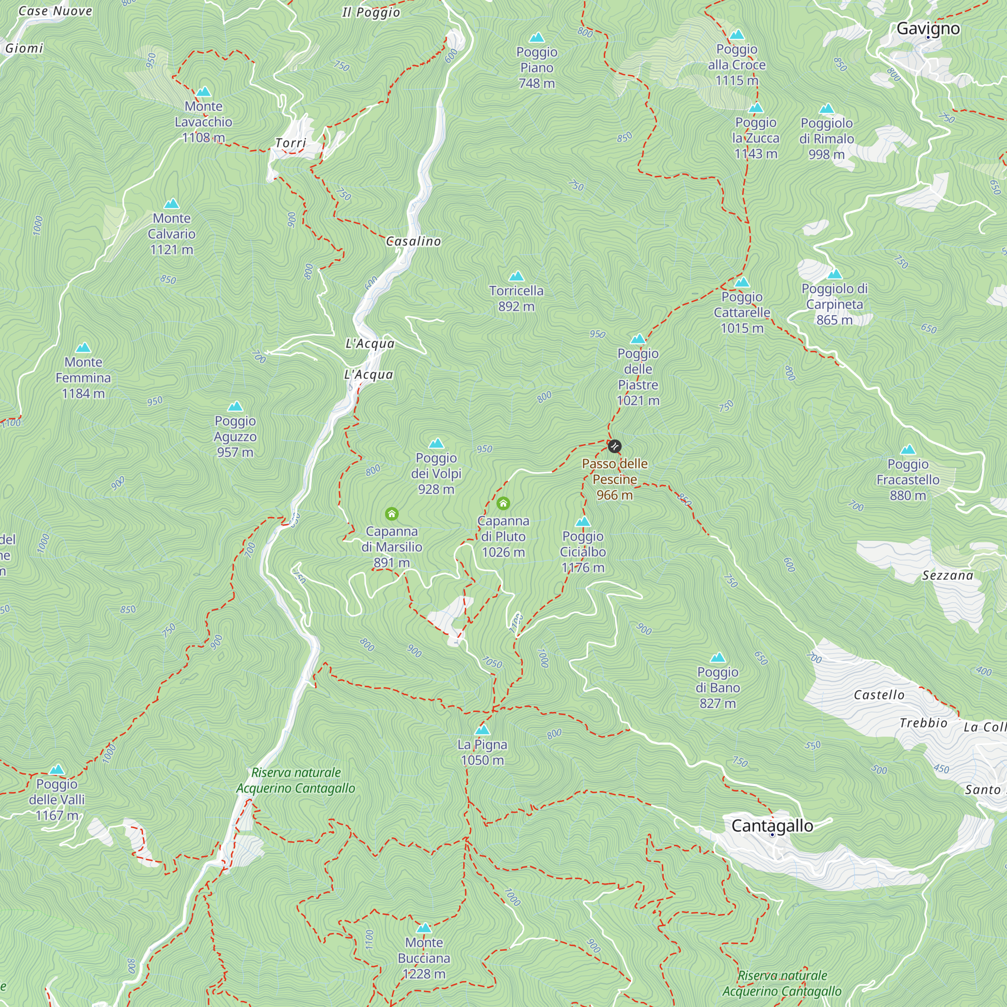 Capanna di Pluto map