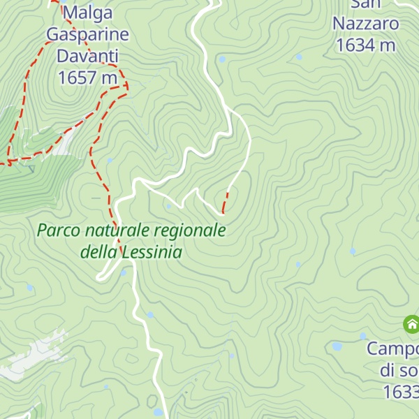 Map of Rifugio Monte Tomba