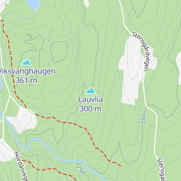 Map of Lauvlia