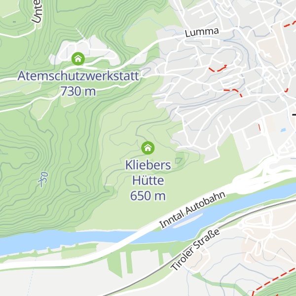 Map of Kliebers Hütte