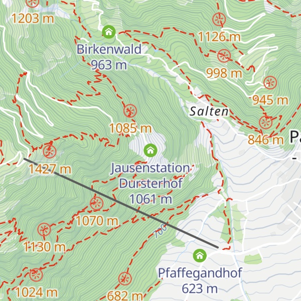 Map of Jausenstation Dursterhof